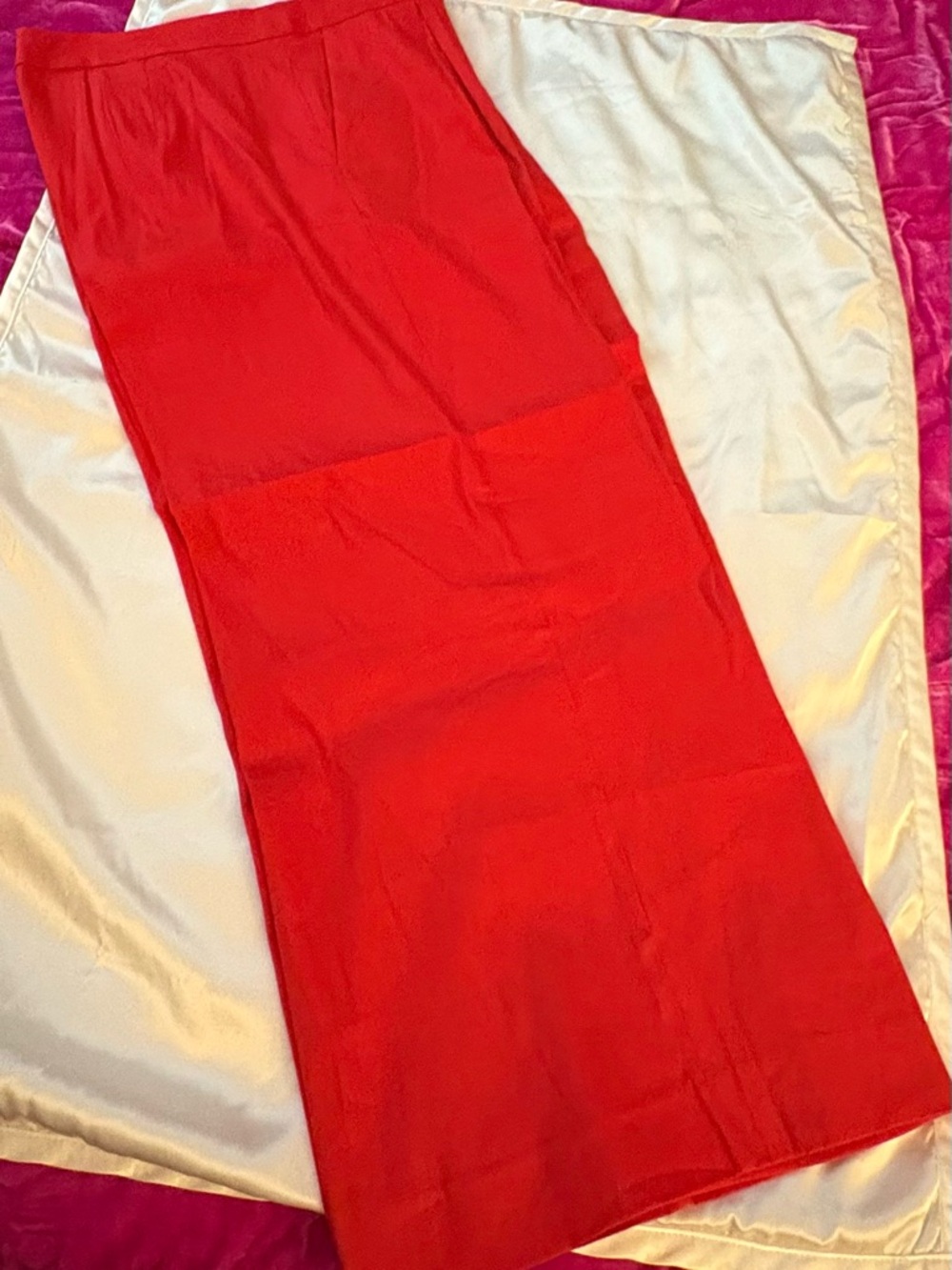 ANTONIO MELANI Red Cropped Pants